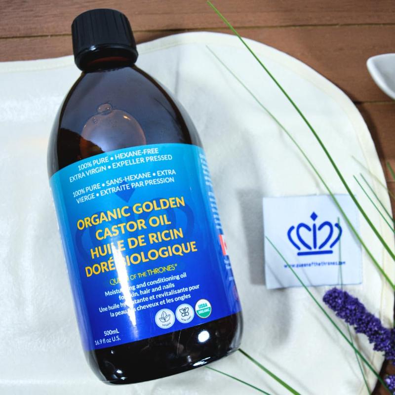 Organic Golden Castor Oil - (16.9oz) | 100% Pure & Expeller-Pressed for Hair, Skin & Digestion | Hexane Free | USDA Certified