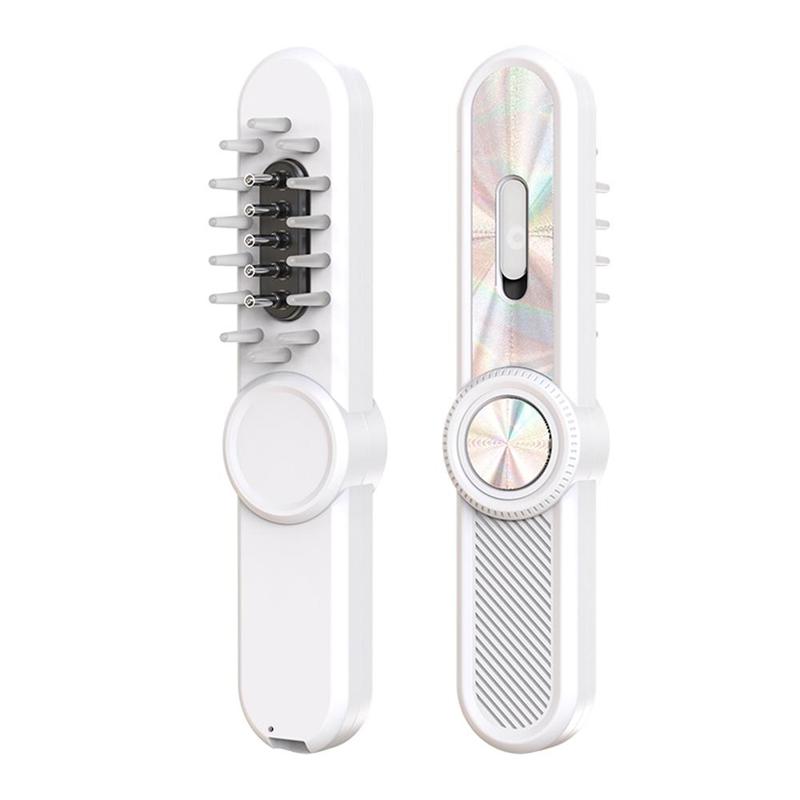 Electric Head Oil Applicator, 3-speed Scalp Massage Comb, Unisex Handheld Head Scraping Massage Brush, Removable Scalp Applicator Comb