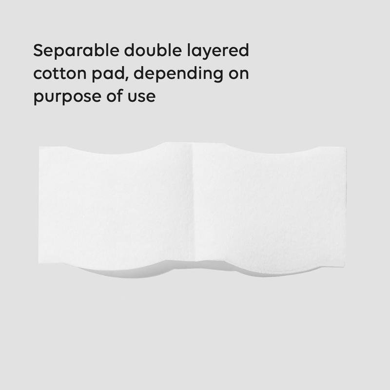 Biodance Cotton Pads, Soft and Thin Square Cotton Pads for Face Toner, Makeup Remover and Facial Cleansing | 50 X 2 Sheets BIODANCE