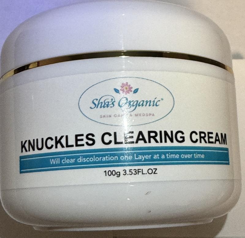 Sha's Knuckles Discoloration Clearing Hydrating Moisturizing Cream Moisturizer Oil Skincare Sunflower Aloe Daily