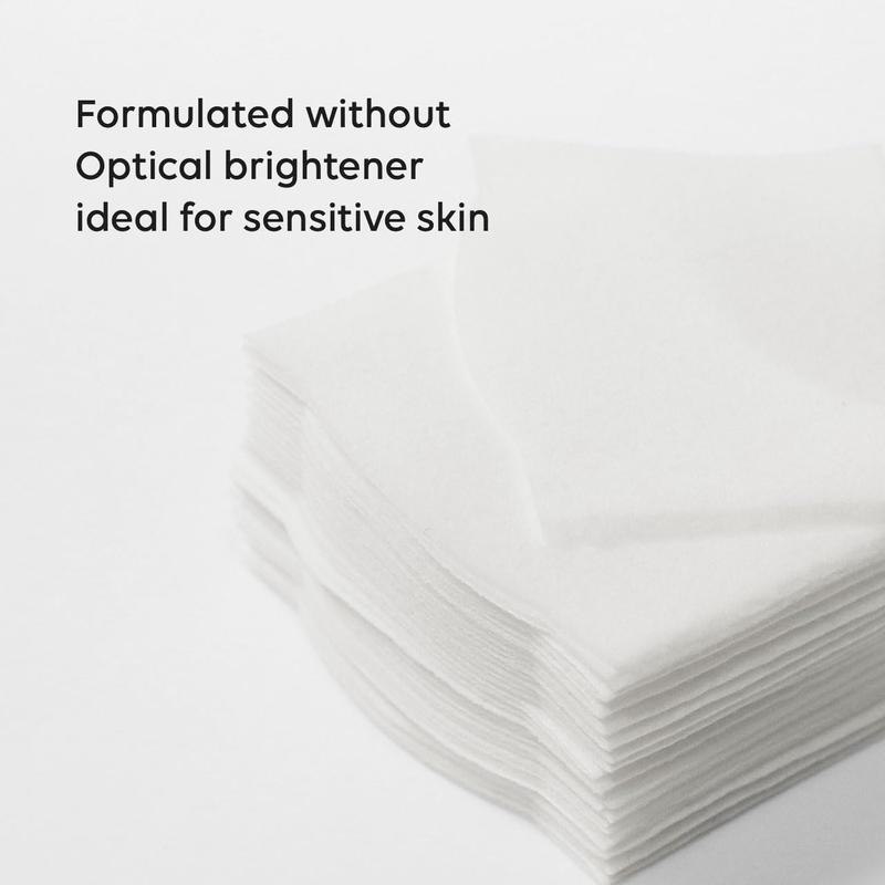 Biodance Cotton Pads, Soft and Thin Square Cotton Pads for Face Toner, Makeup Remover and Facial Cleansing | 50 X 2 Sheets BIODANCE