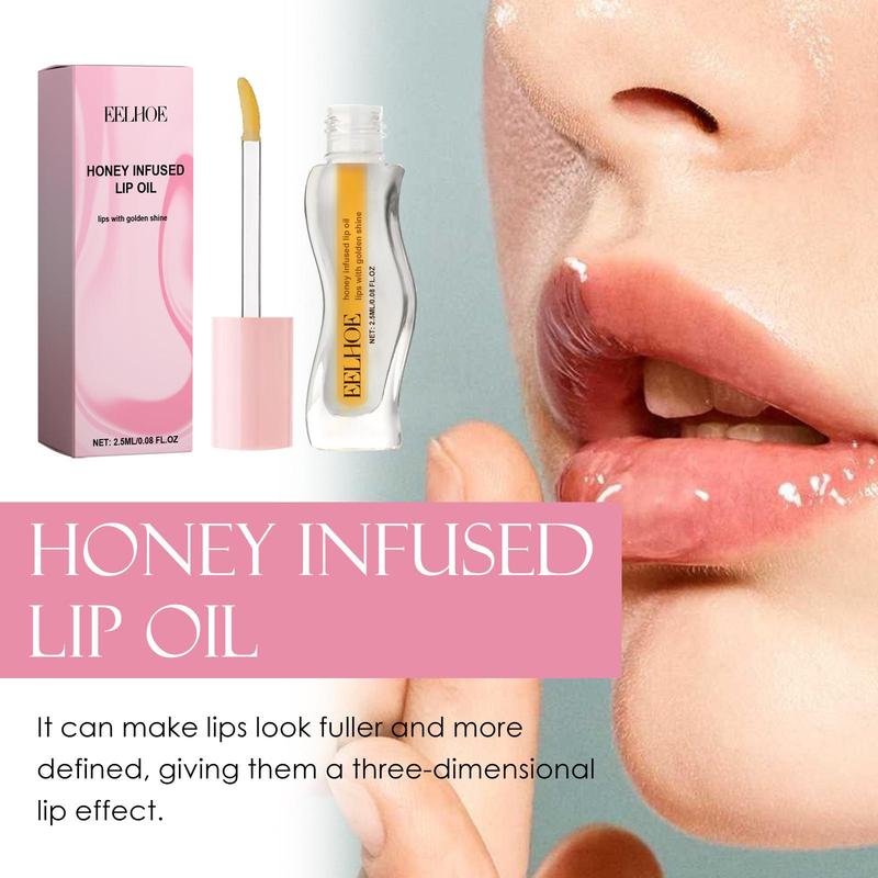 Honey Moisturizing Lip Oil, Anti-drying Hydrating Lip Balm, Lip Care Product For Women & Girls