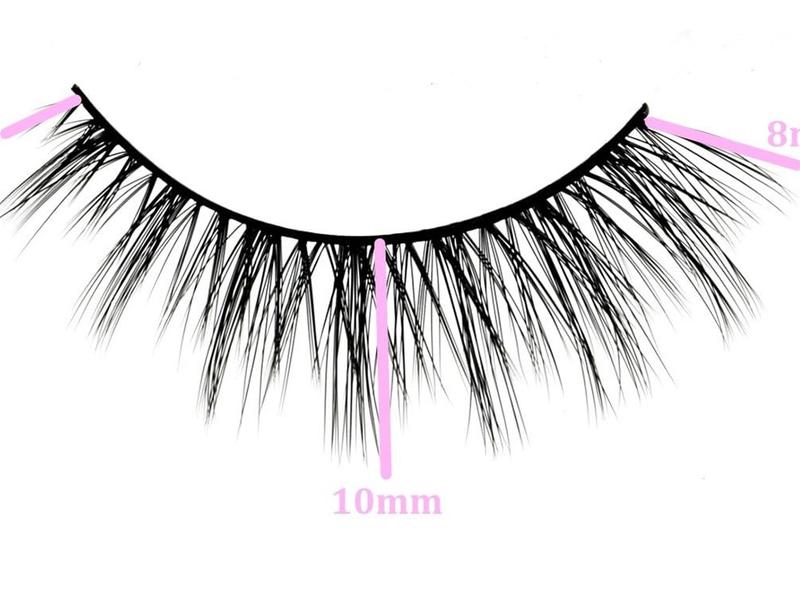 AISI HAIR False Lashes Naked Lashes with Invisiband 1 pairs Eyelash Eyelashes