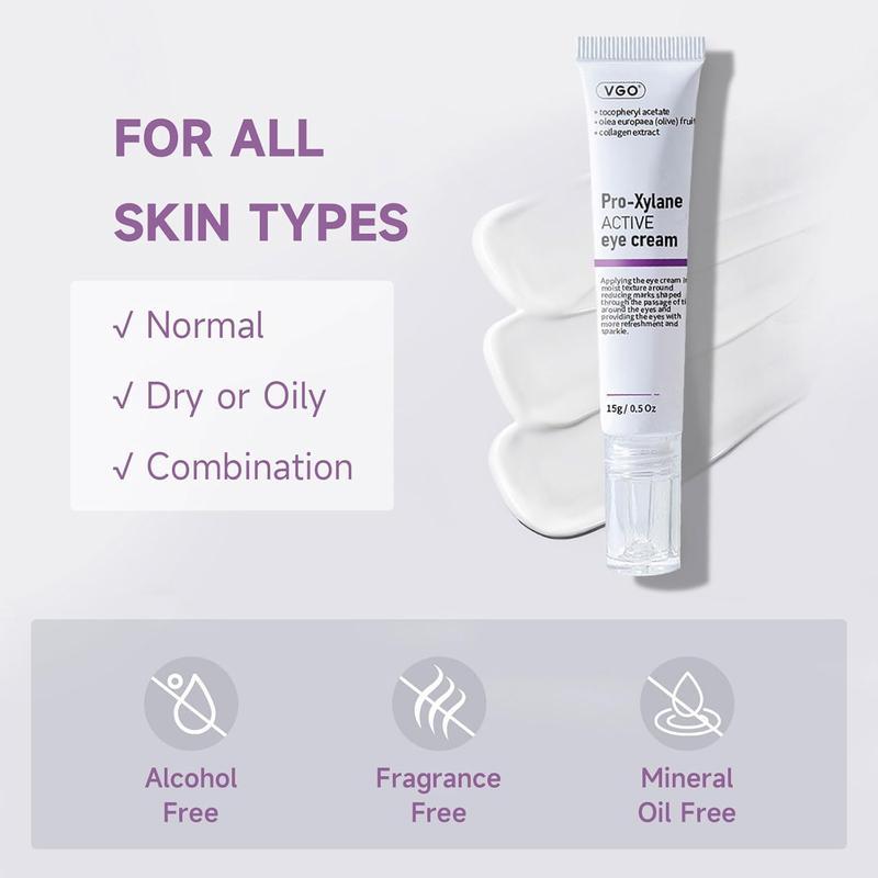 VGO-Pro-Xylane Anti-Wrinkle Eye Cream Women''s Glass Color Moisturzing Repair Fading dark circles Skin Care-Athe eyes  Einstein peptide cream Repair Law Patterns Hydroxide Hyaluronic Eye Cream Highlight the Week Bosen skincare products