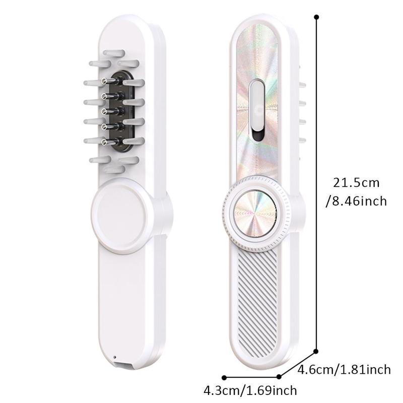 Electric Head Oil Applicator, 3-speed Scalp Massage Comb, Unisex Handheld Head Scraping Massage Brush, Removable Scalp Applicator Comb