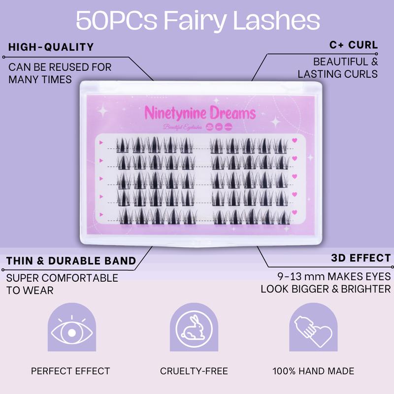 Ninetynine Dreams 50PCs Fairy Lashes