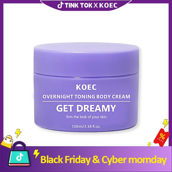 KOEC Overnight Toning Whip - Body Firming Whip That Works While You Sleep - Helps Target The Appearance Of Loose Skin On The Body Body Care Cream