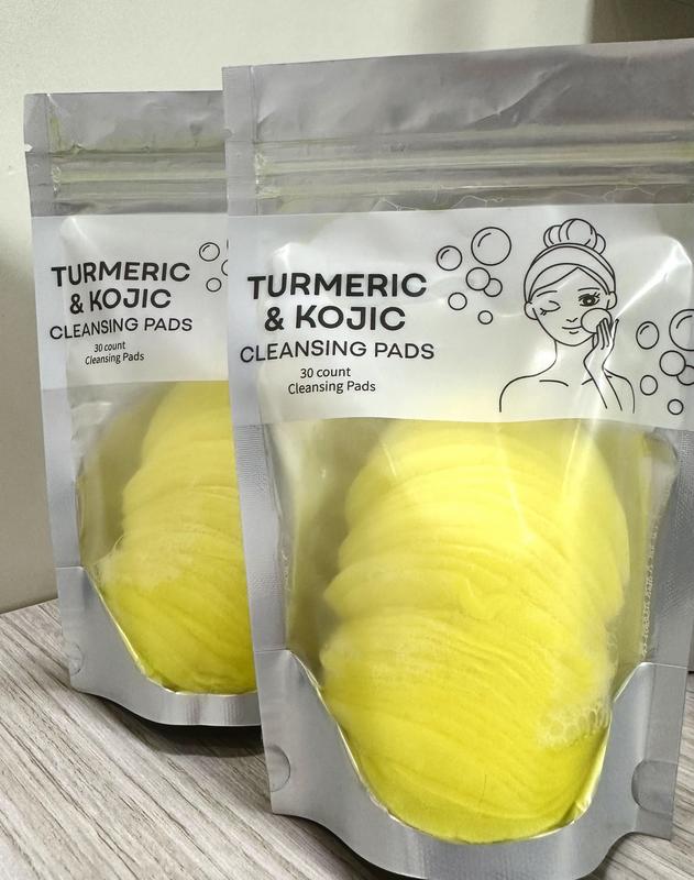 Turmeric & Kojic Acid Foaming Cleansing Pads