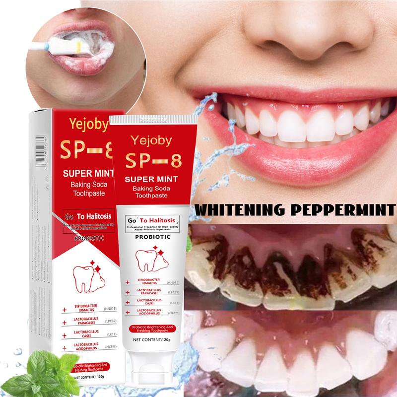 [Upgraded Version]  Super Probiotic Sp-8 Toothpaste, Sp-8 Ultra Whitening Toothpaste, Sp 8 Toothpaste,Fresh Breath, Sp-8 Toothpaste 4.9 oz SP-10,SP-10 SP-6 SP-4 sp-10 sp-6 sp-4 sp8 sp6 sp4 SP-10