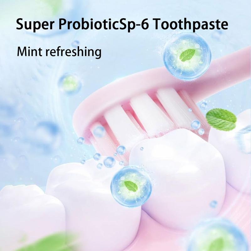 SP-6 Toothpaste Oral Health Management,Remove smoke stains,Probiotic Toothpaste for Oral Health Management and Fresh Breath, with Sodium Saccharin and Lactobacillus,Hydroxyapatite, Whitening Toothpaste, Fights Plaque.