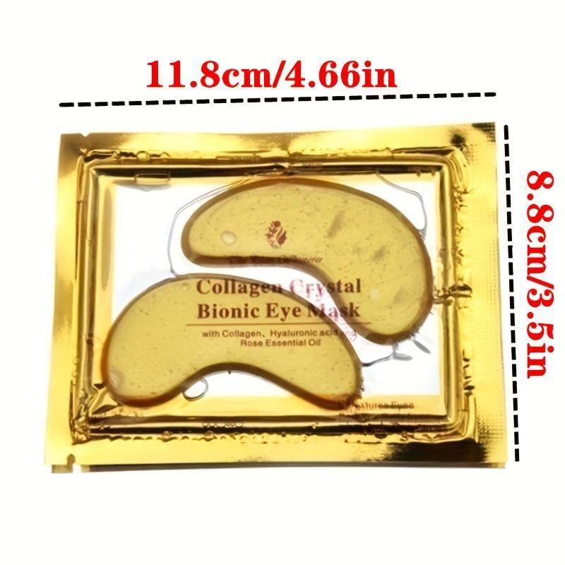 Collagen Gold Eye Mask, 10pcs set Firming Eye Patches, Staying Up Late Dark Circles Eye Bags Moisturizing