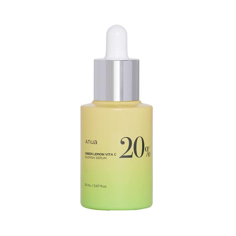 Anua Green Lemon Vitamin C Serum with Vitamin E, Hyaluronic & Ferulic Acid 0.67 fl.oz   20ml Skincare Radiance Skin Repair Comfort Daily