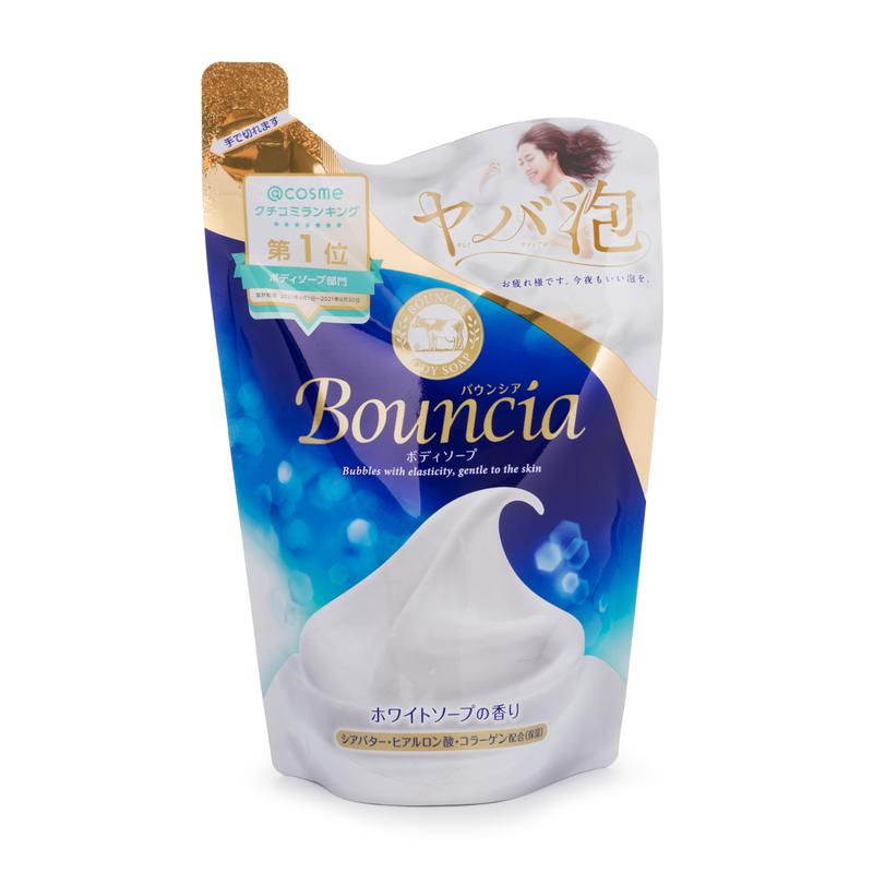 Bouncia Body Soap Refill, White Soap  360 ml