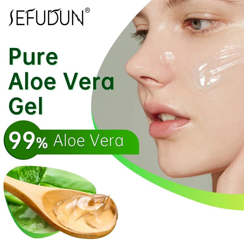 Pure Aloe Vera Gel, 1 Box Moisturizing Body Cream, Hydrating Body Lotion for Soothing Skin, Sun Care Product for Women & Men