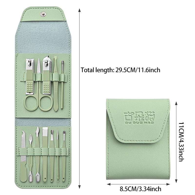 12 piece nail clipper set for home use, a handy tool for trimming feet, suitable for both men and women