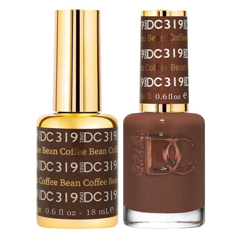 DND DC 319 Coffee Bean Gel and Lacquer Duo nail care nail art