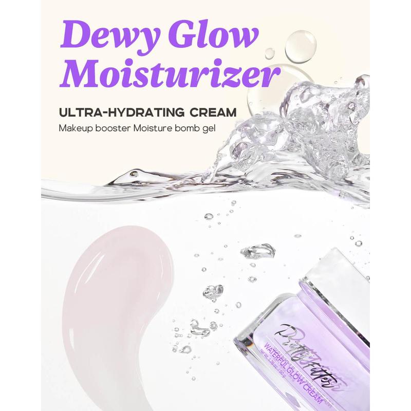 Pretty Filter Waterful Glow Hyaluronic Acid Cream Moisturizer by Touch in Sol Hydrating Lightweight Hydrating Lightweight