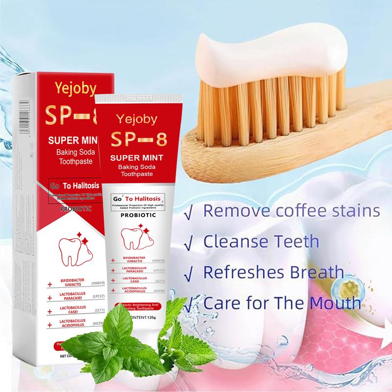 [Upgraded Version] Super Probiotic Sp-8 Toothpaste, Sp-8 Ultra Whitening Toothpaste, Sp 8 Toothpaste,Fresh Breath, Sp-8 Toothpaste 4.9 oz SP-10,SP-10 SP-6 SP-4 sp-10 sp-6 sp-4 sp8 sp6 sp4 SP-10