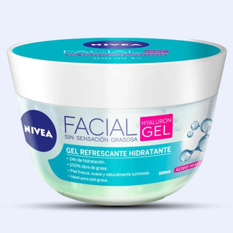 Nivea Facial Gel with Hyaluronic acid  Moisturizers for Skin Care - Skincare Hydrate Moisture