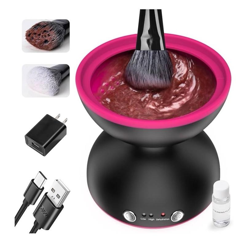 Automatic Makeup Brush Spin Cleaner - Keep Your Brushes Clean and Fresh Gift Kit