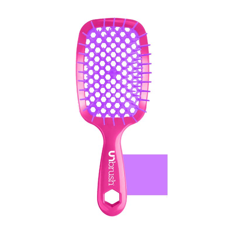 Unbrush Detangling Hair Brush Neon Collection (3 Brushes)