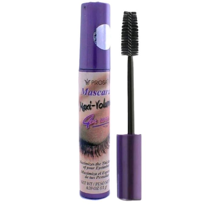 Prosa Maxi-Volumen Black 4-1 Eyelash Mascara-( Purple Cap ) Waterproof