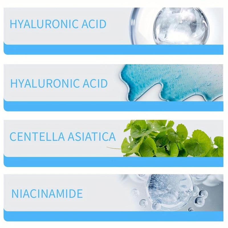 Hyaluronic Acid Face Patches, 5 Pairs box Moisturizing Face Lines Soothing Patches, Hydrating Face Stickers, Face Masks for Women & Men, Christmas Gift