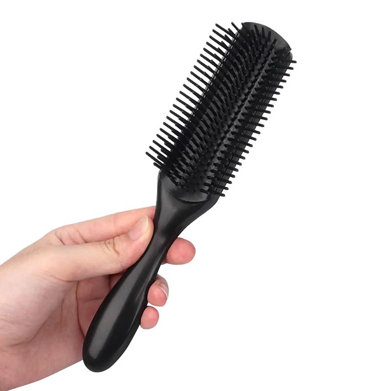 Detachable Design Hair Brush, Nine Row Comb Teeth Hair Comb, Hair Styling Comb for Women & Men