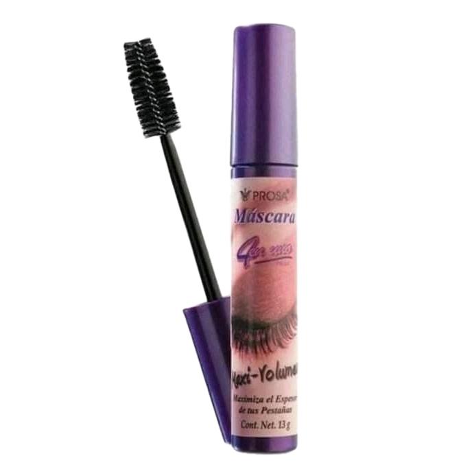 Prosa Maxi-Volumen Black 4-1 Eyelash Mascara-( Purple Cap ) Waterproof