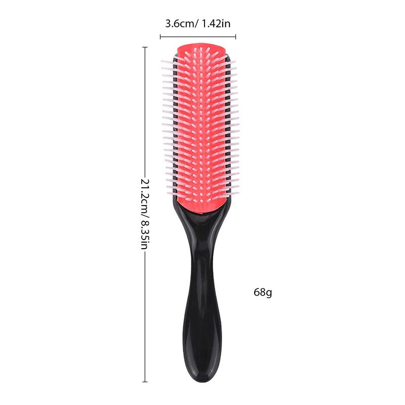 Detachable Design Hair Brush, Nine Row Comb Teeth Hair Comb, Hair Styling Comb for Women & Men