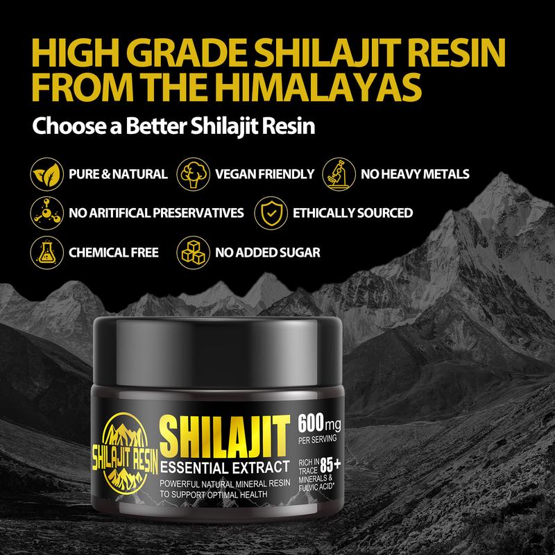 Boysea Shilajit Pure Himalayan Shilajit Resin