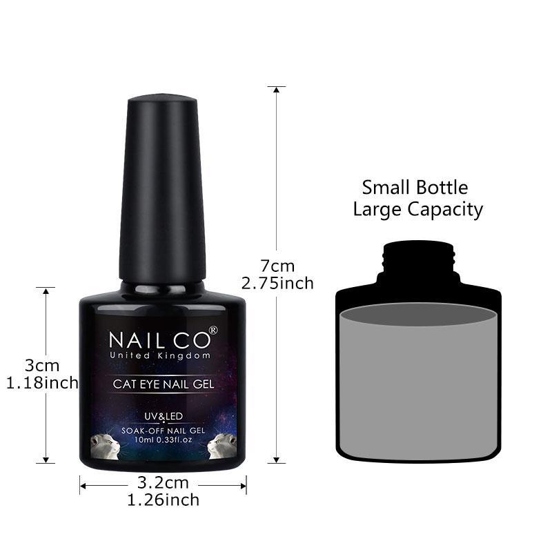 Glitter Cat Eye Nail Polish, DIY Long Lasting Shimmering Nail Art Tool, For Women & Girls