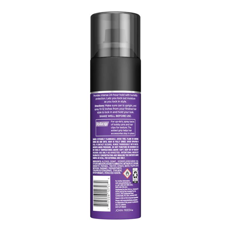 John Frieda Moisture Barrier Firm Hold Hairspray with 24 Hour Hold and Humidity Protection