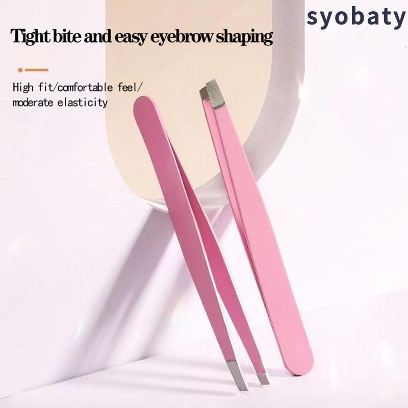 Stainless Steel Eyebrow Tweezer, Portable Eyebrow Clip, Makeup Tool For Women