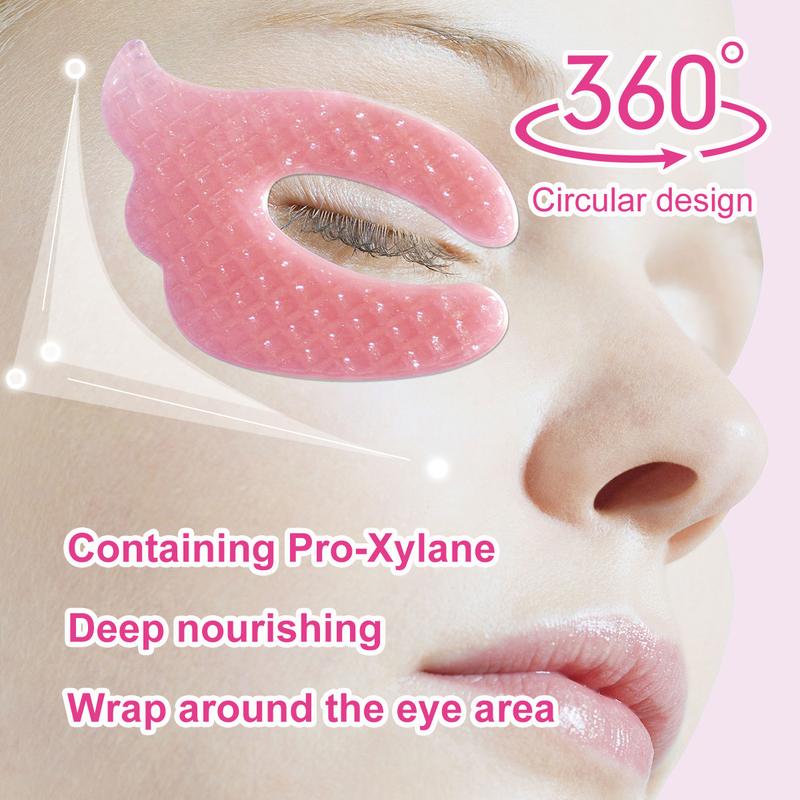 3 boxes, ILISYA watermelon butterfly eye mask, fully care the skin around the eyes, moisturize the eyes, improve eye lines, daily eye care products Skin Care