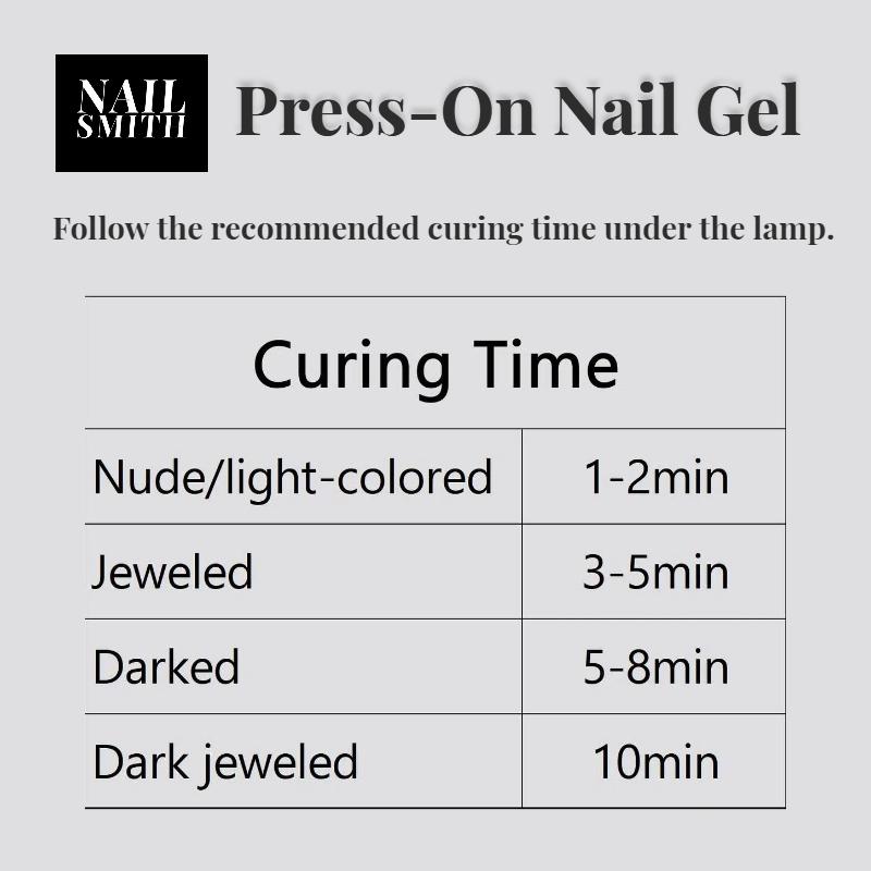 NailSmith 20g Press-On Nail Gel Solid Nail Glue Nail Tips Adhesive-Long-lasting   Super Sturdy-Nail Art Acrylic Nail Care Nail Polish