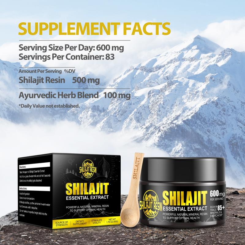 Boysea Shilajit Pure Himalayan Shilajit Resin