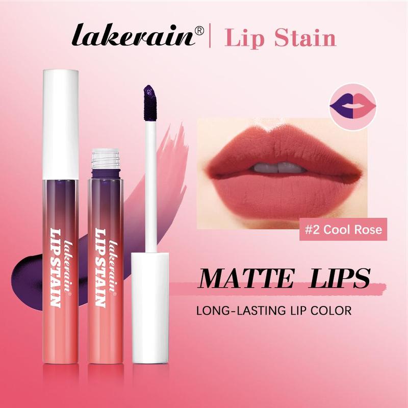 Long Lasting Peel Off Lip Stain, 3 Counts set Waterproof Matte Lip Gloss, Easy Coloring Lip Sticks, Suitable for All Occasions Lip Makeup