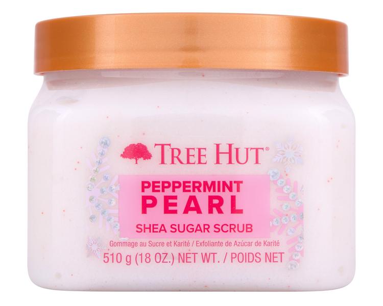 Tree Hut Peppermint Pearl Shea Sugar Exfoliating and Hydrating Body Scrub - 18 oz