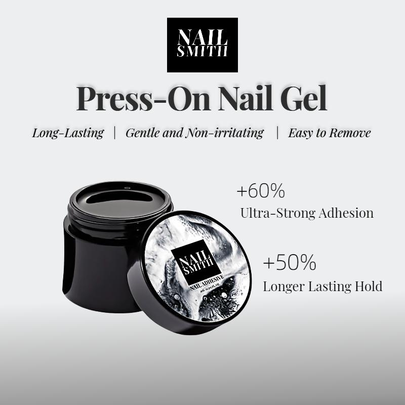 NailSmith 20g Press-On Nail Gel Solid Nail Glue Nail Tips Adhesive-Long-lasting   Super Sturdy-Nail Art Acrylic Nail Care Nail Polish