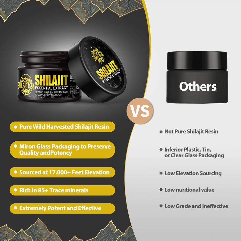 Boysea Shilajit Pure Himalayan Shilajit Resin