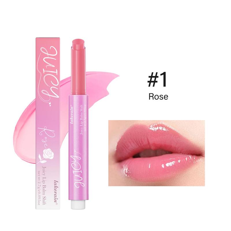 Moisturizing Color Changing Lipstick (1 Count), Long Lasting Tinted Lip Balm, Hydrating Lip Stain, Girls and Women Makeup Accessories