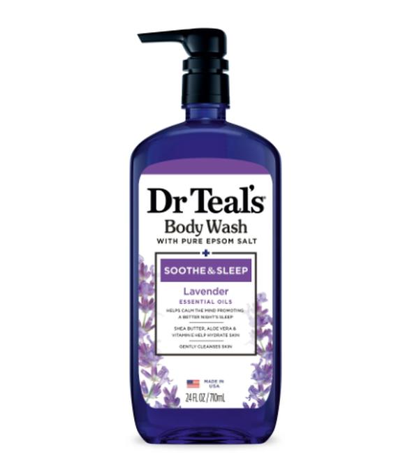 Dr Teal's Ultra Moisturizing Soothe & Sleep Body Wash with Lavender 24 oz. Pump Body Care