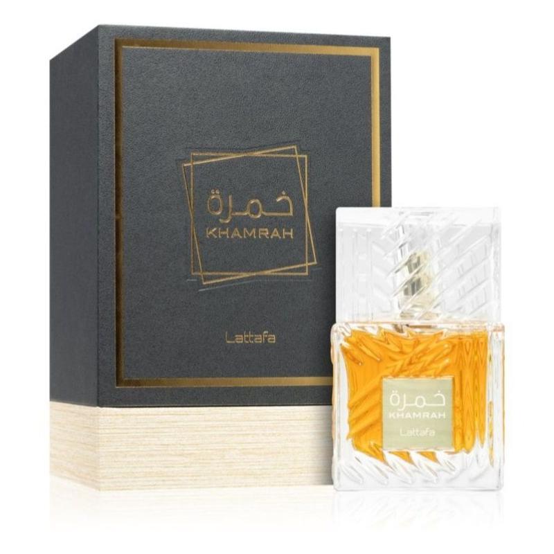 Lattafa Perfumes | Khamrah | Unisex Eau De Parfum 3.4 OZ (100ml) - Exotic Oriental - Spicy Fragrance