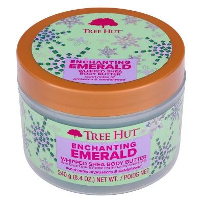 Tree Hut Enchanting Emerald Whipped Shea Body Butter - 8.4oz Body Care Scent Scent Fragrance Moisturizer Shea Butter Smooth Comfort Moisture Hydrating