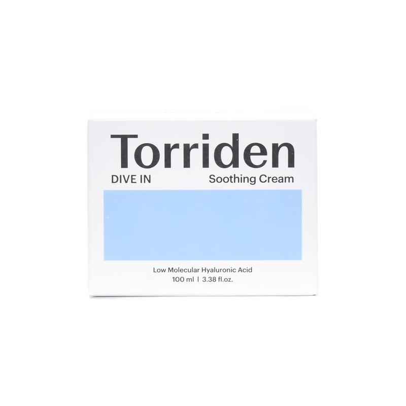 Torriden  Dive In Low Molecular Hyaluronic Acid Soothing Cream (100ml) Lightweight Moisturizer