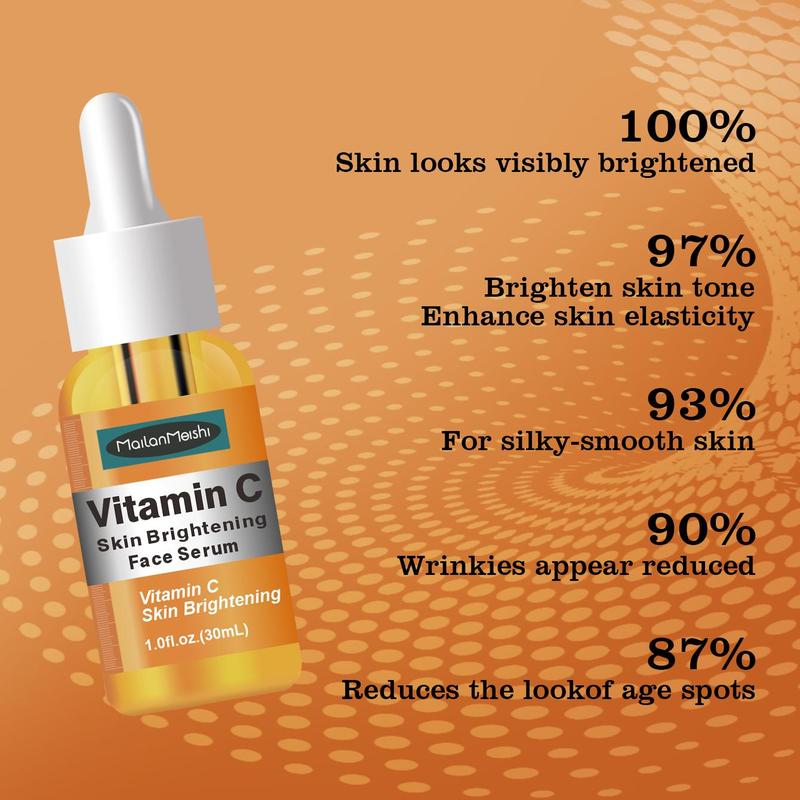 Vitamin C Serum, Deep Moisturizing & Soothing Skin Care Serum, Hydrating Facial Essence for Women & Men, Christmas Gift