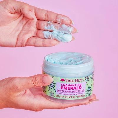 Tree Hut Enchanting Emerald Whipped Shea Body Butter - 8.4oz Body Care Scent Scent Fragrance Moisturizer Shea Butter Smooth Comfort Moisture Hydrating