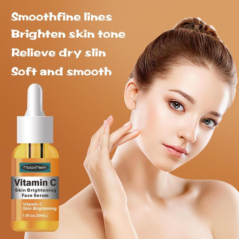 Vitamin C Serum, Deep Moisturizing & Soothing Skin Care Serum, Hydrating Facial Essence for Women & Men, Christmas Gift