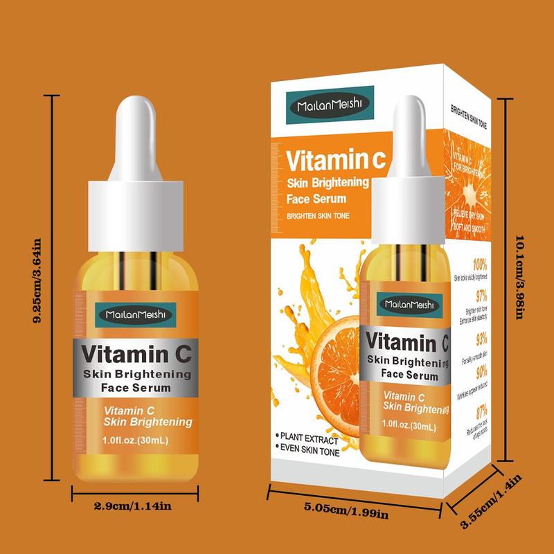 Vitamin C Serum, Deep Moisturizing & Soothing Skin Care Serum, Hydrating Facial Essence for Women & Men, Christmas Gift